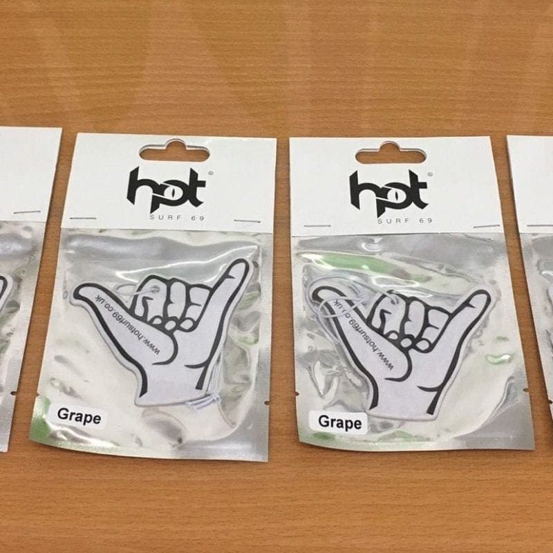 69 freshener air of Pack  surf 69 Hot  surfboard Air shape Gum Fresheners Surf Bubble 69 Hotsurf cardboard scent 4