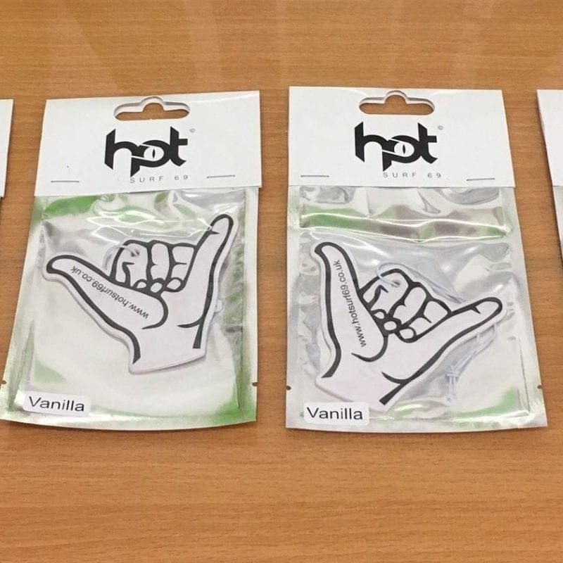 69 air freshener surfboard  scent shape cardboard 69 surf Bubble Fresheners Gum Pack 69 4 of Air Surf  Hot Hotsurf