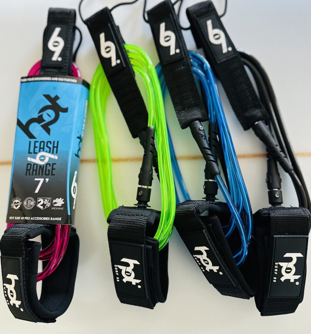 7ft SurfBoard Leash Hot Surf 69 Premium Surf Board Leash - Image 4
