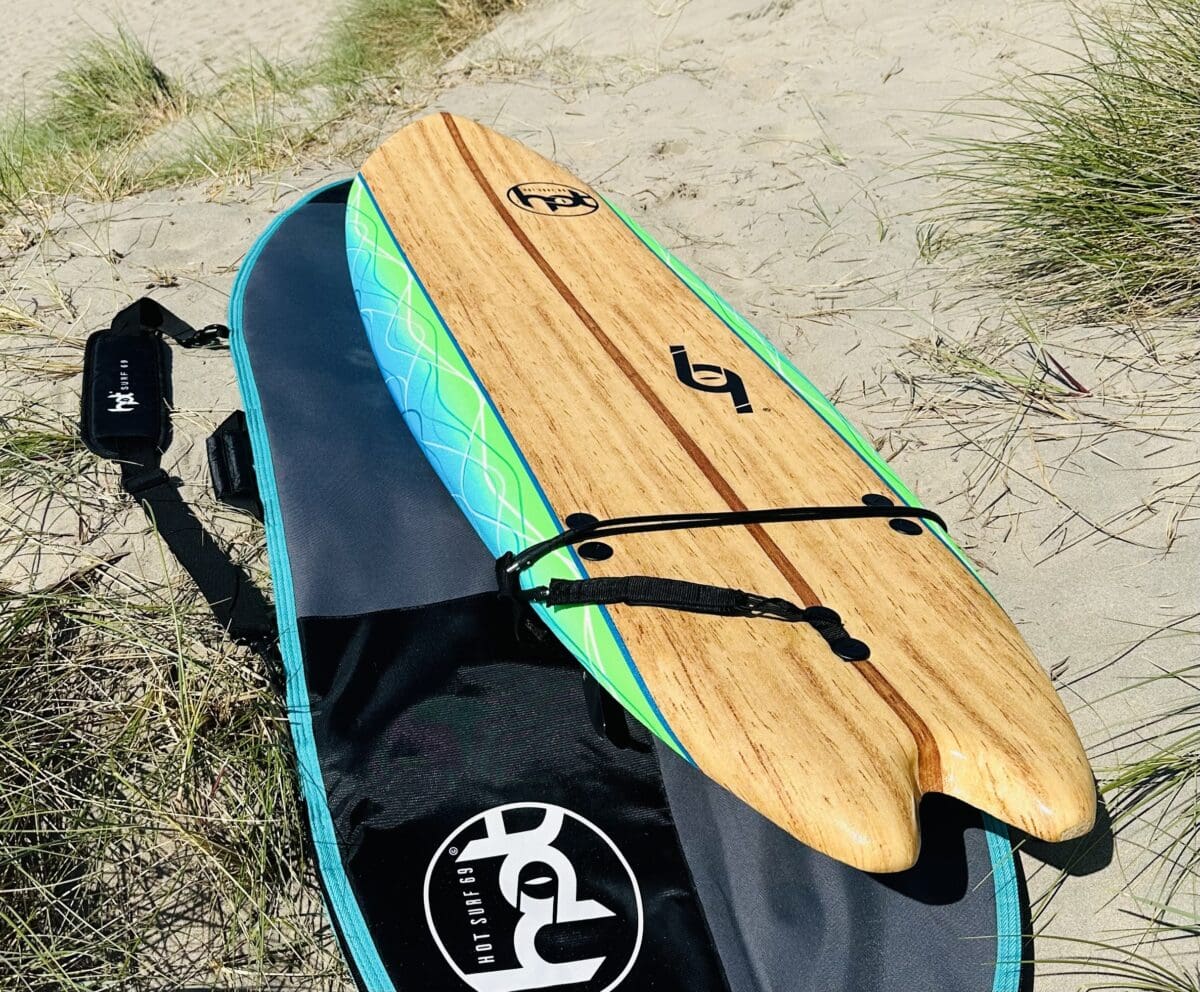 6ft Hot Surf 69 Beginners Soft Surfboard Package Deal - Image 17