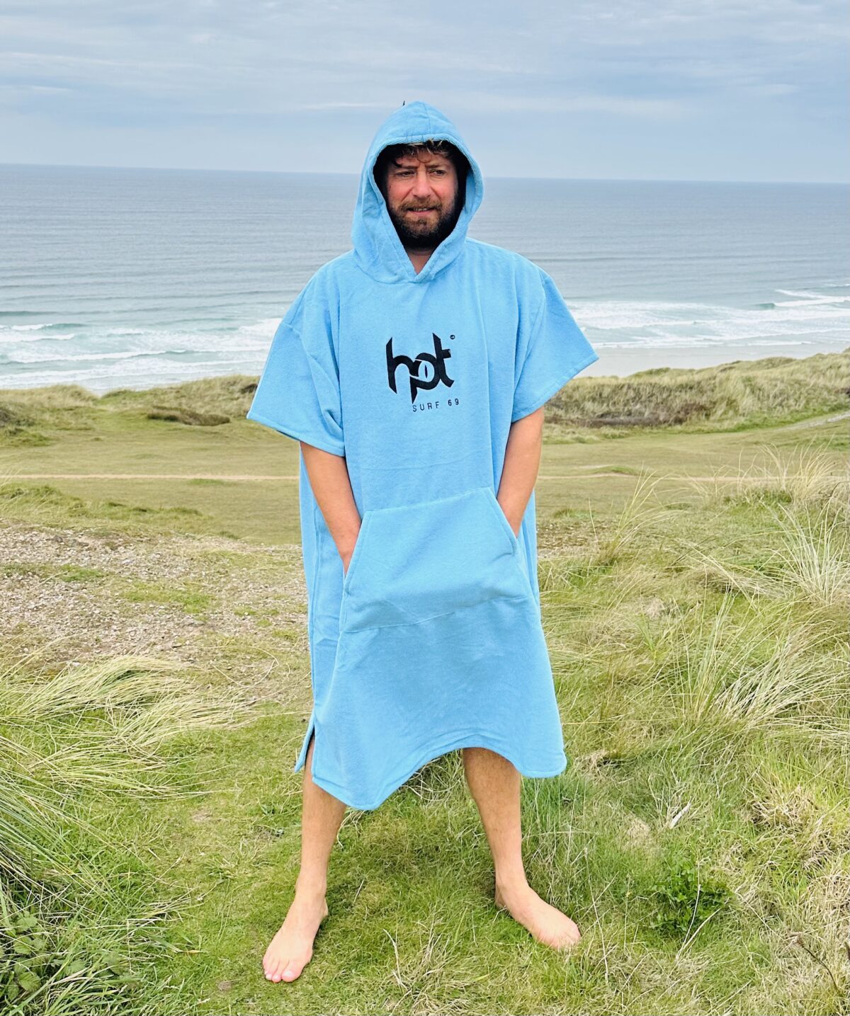 Traditional Wood Bellyboard & Beach Towel Robe Package Deal - Image 3