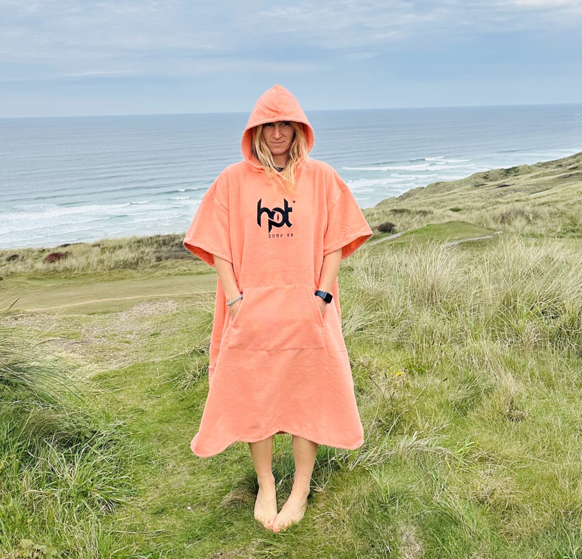 Traditional Wood Bellyboard & Beach Towel Robe Package Deal - Image 4