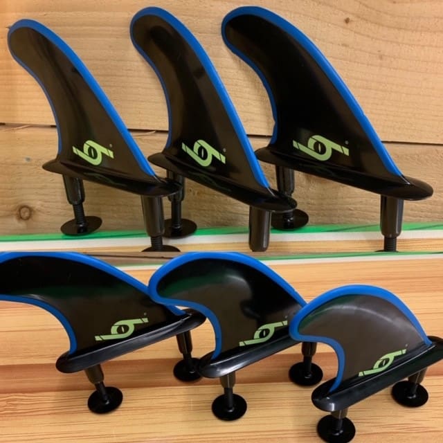 Softboard Fins Replacement Safety Foam board Fins with Srcews (Set of 3