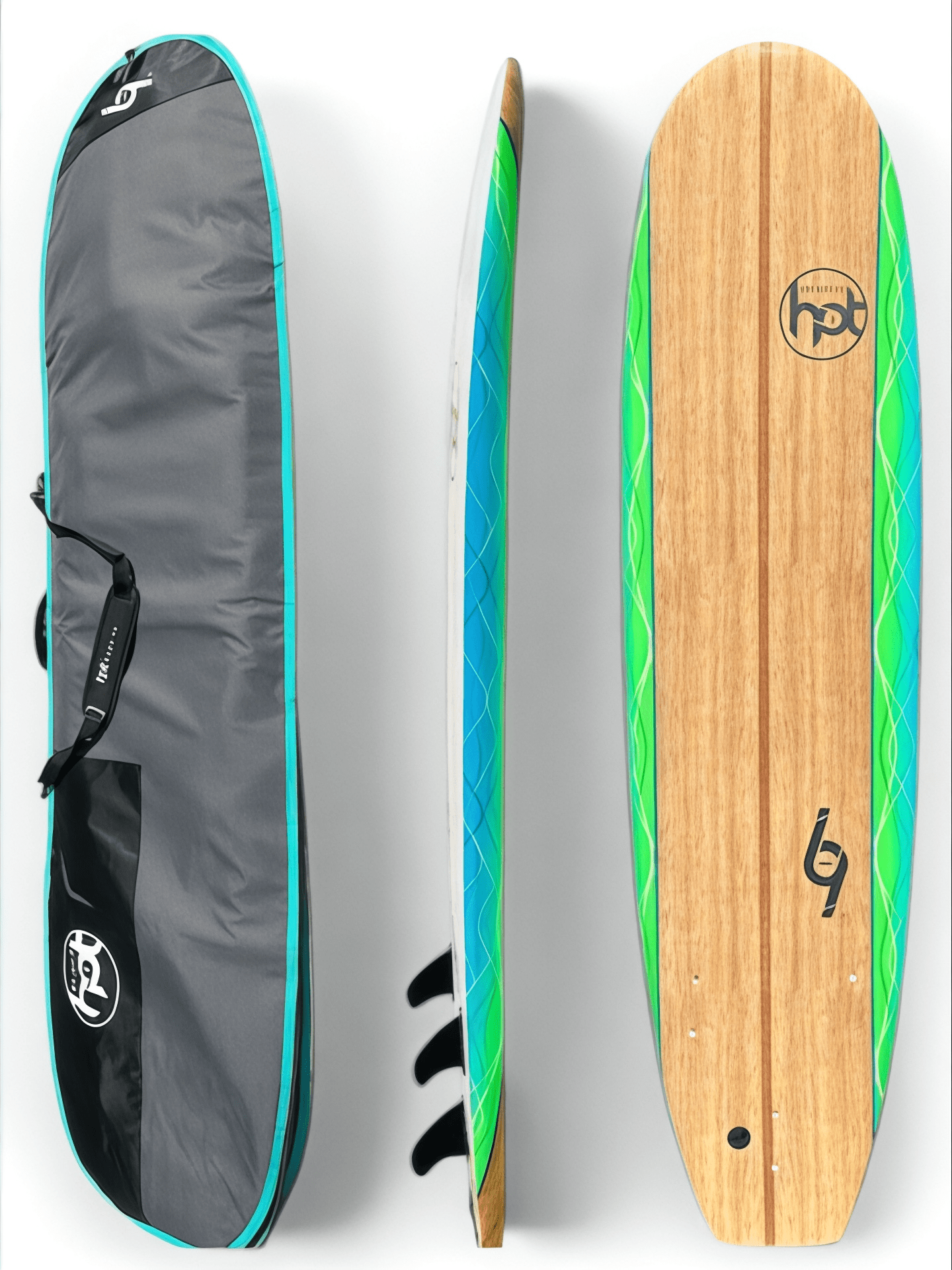 7ft Hot Surf 69 Surfboard Beginners Soft board Package Deal - Image 26