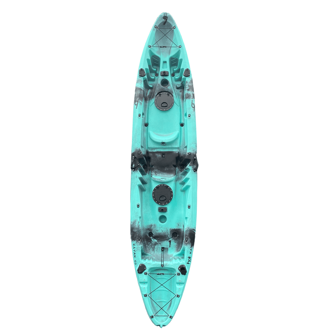 Hot Surf 69 Double Kayak Sit on top Family Kayak Fishing Package deal 3