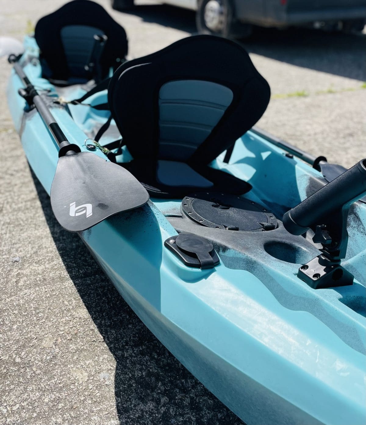 Double Kayak Sit on top Kayak 2 + 1 Package Package 3.7 M HDPE - Image 6