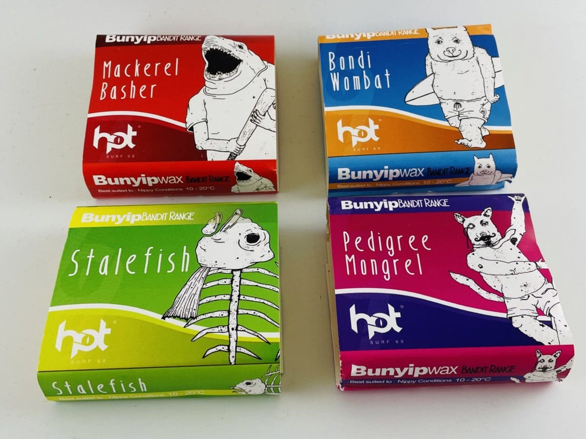 Eco Surf Wax Hand Made Surf Wax The Bunyip Bandit Range - Pack of 4 Bars - Image 2