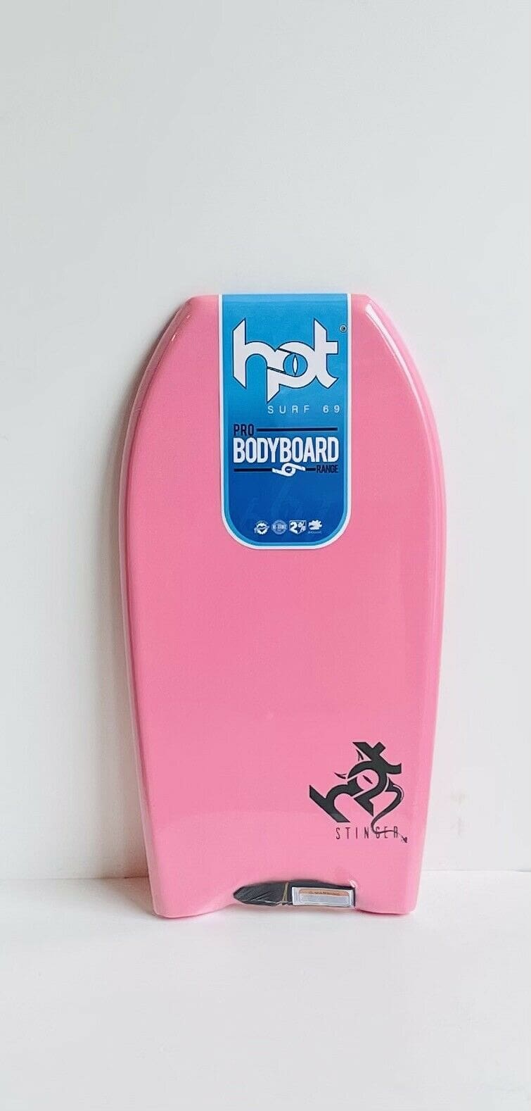 Hotsurf 69 Bodyboard Slick Bottom Pro Bodyboard HDPE Slick Sport Bodyboard Leash 