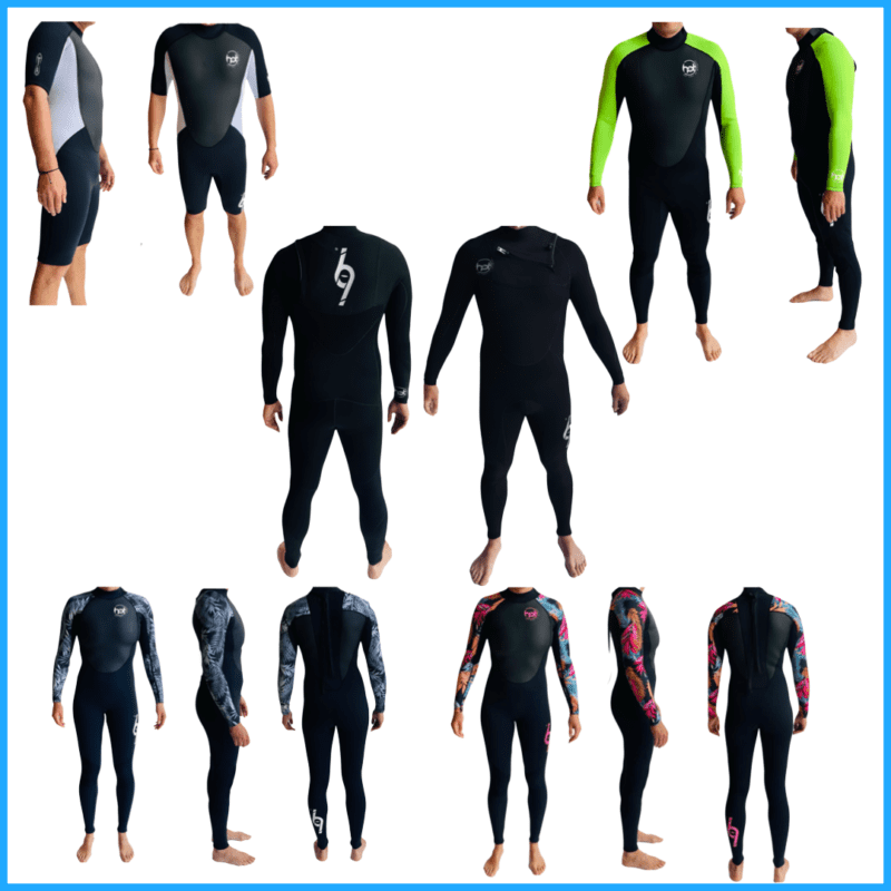 Wetsuits and accessories