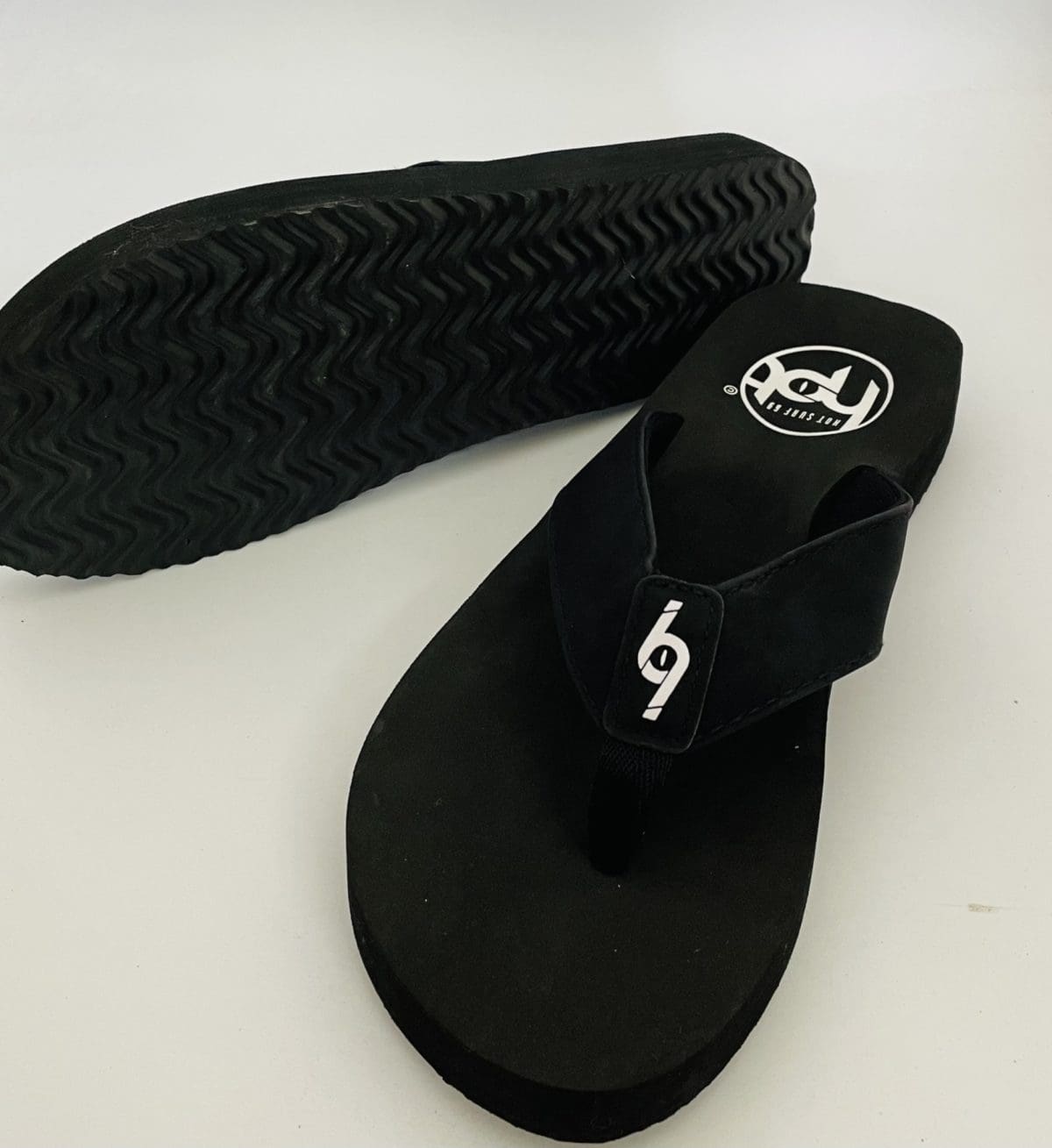 Mens Hot surf 69 Flip Flops EVA Colour Black