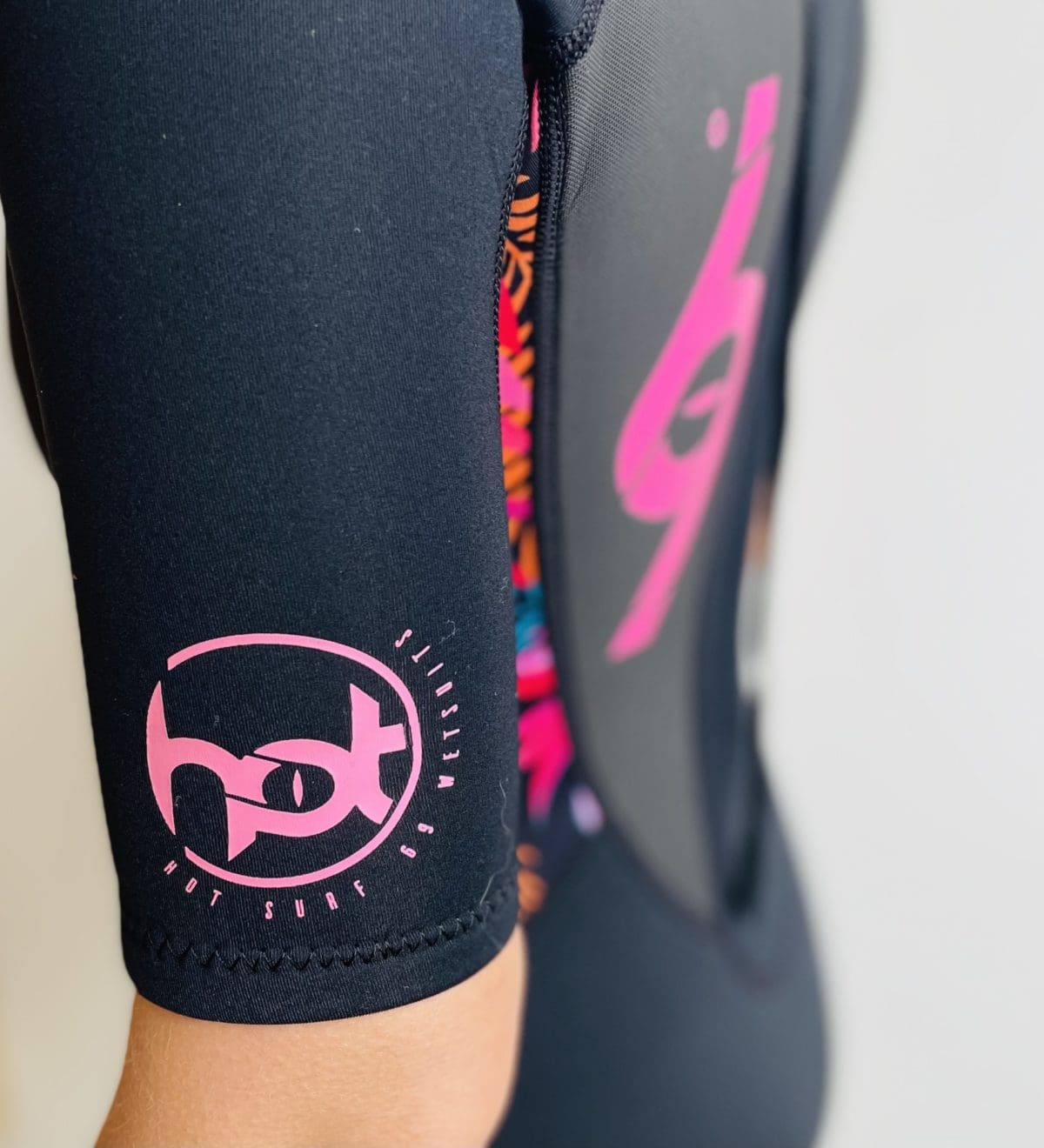 Hot Surf 69 Ladies Shorty's 3/2 Spring Summer Wetsuit - Flowers - Image 3