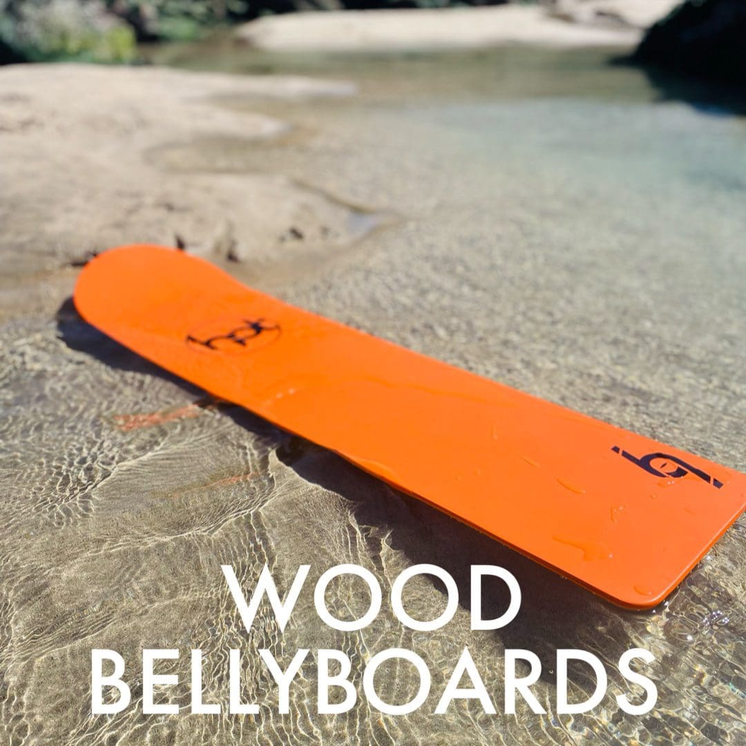 Traditional Wood Bellyboards & Surf riders